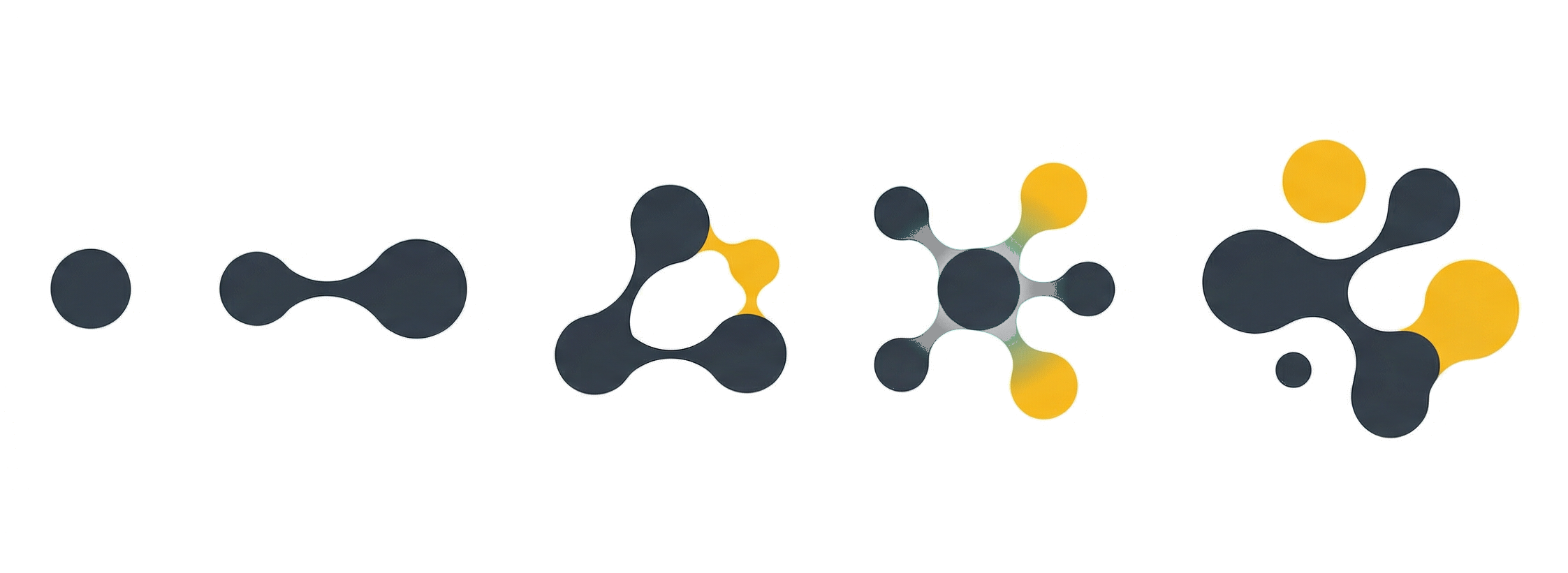 The fractal mechanism: T-shape multiplying through AI into connected network